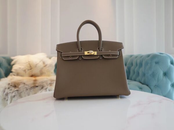 8b76b3c12c31801-1 God Factory Bags Factory Hermes CK18 Etoupe Togo Birkin 25CM Gold Hardware
