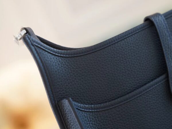 8bd9b54ce14759f Wholesale Hermes 2Z Blue Nuit TC Leather Evelyne 29CM Silver Hardware