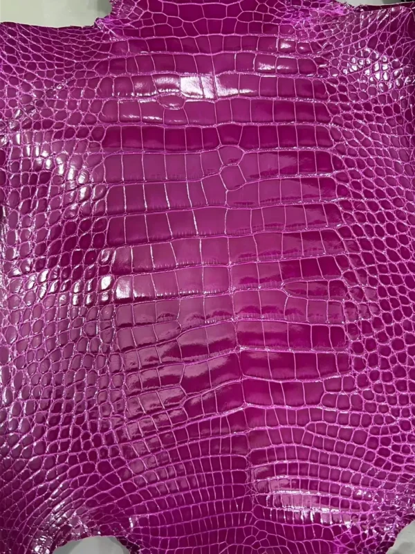 Hermes Bag Special Order J5 Rose Scheherazade Shiny Alligator Crocodile Leather