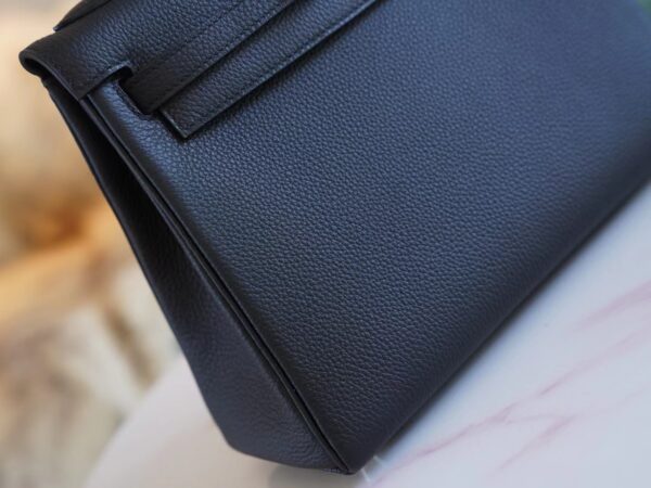 8cf2196423a7488 Hot Sale Hermes Kelly25CM Tote Bag CK89 Nior Togo Leather Silver Hardware