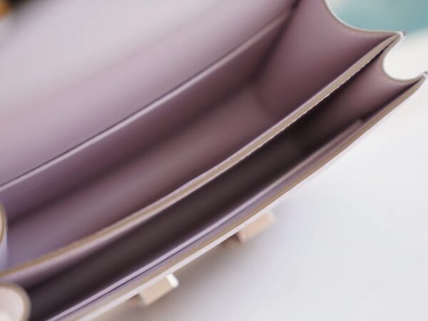 8db7ec96e432e09 Canada Ottawa Hermes Constance Bag 19CM Chevre 09 Mauve Pale Rose Gold Hardware