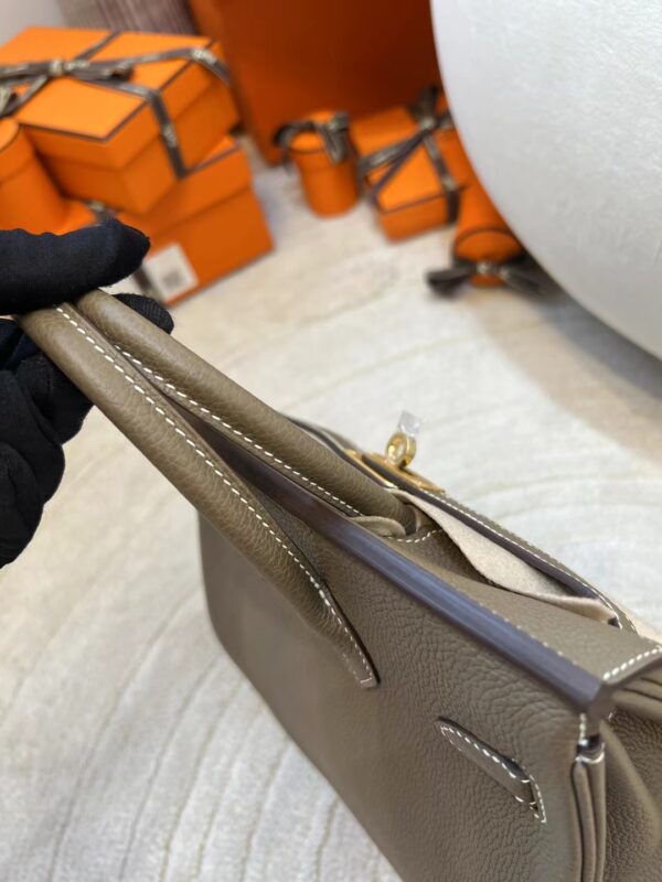 8dc89cb967106ec Thailand Bangkok Hermes Birkin 25CM Togo Leather 18 Etoupe Gold Hardware