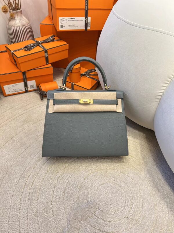 8e14fe036a9e7c0 Australia Sydney Hermes Kelly Sellier 25 Epsom 63 Vert Amande Gold Hardware