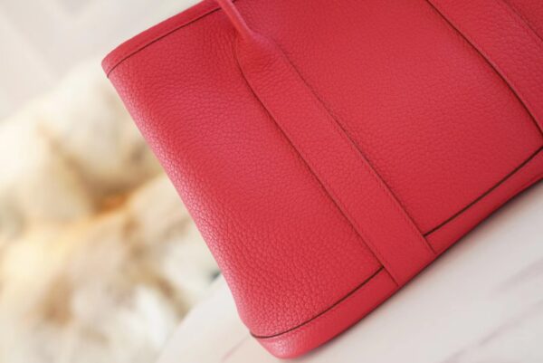8ef419b99ad7c90 God Factory Bags Factory Hermes Garden Party36CM A5 Bougainvller Togo Leather Silver Hardware