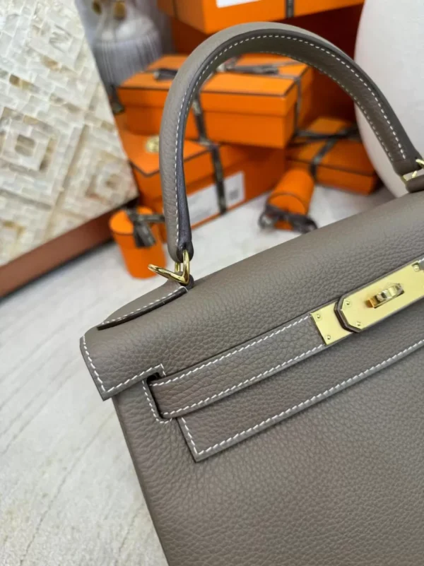 911d0880ae0a3f1-jpg Australia Sydney Togo Leather Kelly 28CM 18 Etoupe Gold Hardware