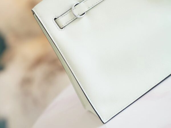 926f4f294935829 God Factory Bags Hermes Kelly Danse Bag 0S Vert Fizz Swift Leather Silver Hardware