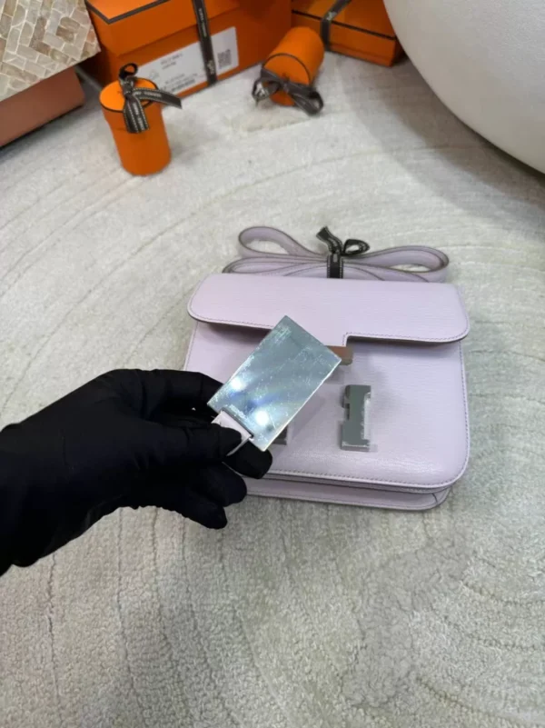 928b8abaefbc520-jpg Qatar Doha Chevre Leather Constance 19CM With Mirror 09 Mauve Pale Silver Hardware