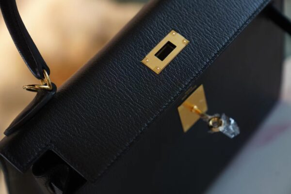 92a3b80b20f3f8c God Factory Bags Hermes Chevre Leather Kelly 28CM CK89 Nior Gold Hardware
