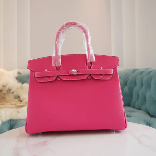 God Factory Bags Factory Hermes Birkin30CM E5 Rose Tyrien Epsom Leather Silver Hardware