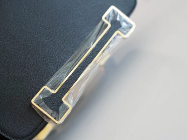94e503014710c70 USA Los Angeles Hermes Geta 20CM Chevre Mysore 89 Noir Gold Hardware
