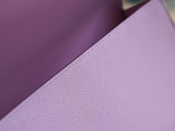 95a2eadcbb5c624 Hermes Bag Price Geta 20CM Chevre Mysore X9 Mauve Sylvestre Silver Hardware
