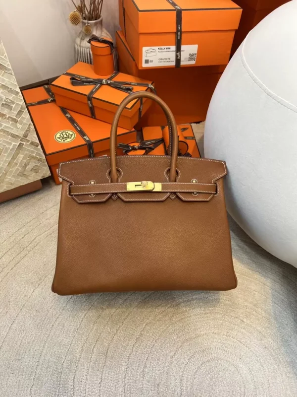 96005ff2a19ede3-jpg-1 Thailand Bangkok Hermes Birkin 30CM Fauve Barenia Faubourg Gold Hardware