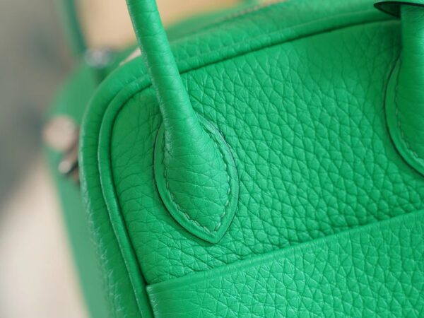 9693fe90bd2b4a0 Fashion Hermes 0Z Vert Comics Mini Lindy 19CM Clemence Gold Hardware