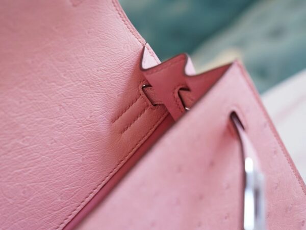 97bfbc9777c6b1e Discount Hermes 94 Terre Cuite South Africa Ostrich Leather Kelly Danse22CM