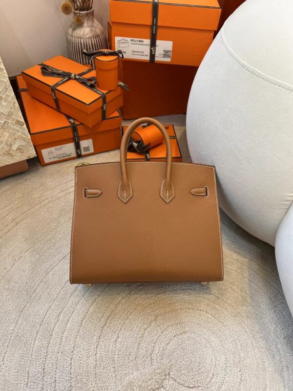 97cf88c303c779c Handmade Hermes Birkin Sellier 25CM 37 Gold Epsom Gold Hardware