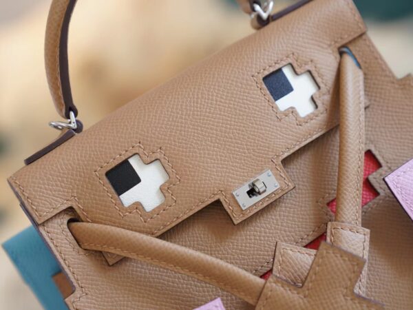 98c89b5b8e527ad Discount God Factory Bags Hermes Kelly Doll Picto 0M Chai Epsom Leather Silver Hardware