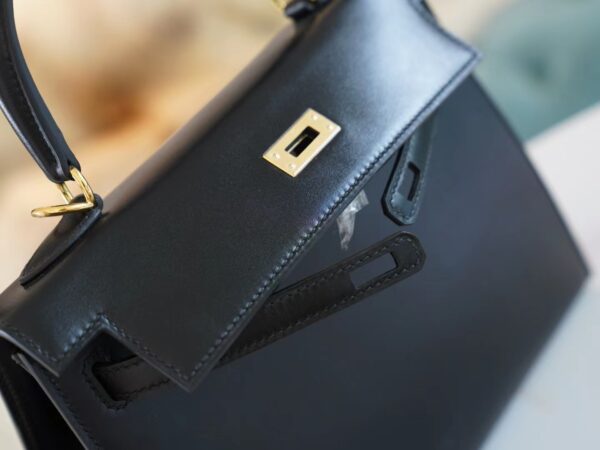 990cf99590e7f4d God Factory Bags Hermes Factory CK89 Nior Box Leather Kelly Bag25CM Gold Hardware