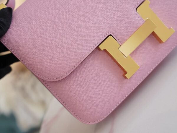 991280ccd03a258 Wholesale Hermes Epsom Constance 24CM With Mirror X9 Mauve Sylvestre