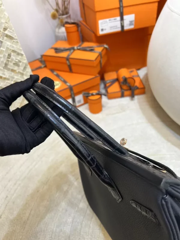 99a2445a835e7e2-jpg Hermes Birkin Touch 30CM 89 Noir Matte Alligator/ Togo Rose Gold Hardware