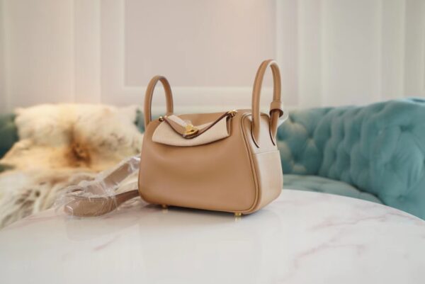9a2a11c0be47182 God Factory Bags Factory Hermes Mini Lindy19CM 0M Chai & X9 Mauve Sylyestre Swift Leather