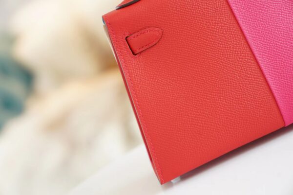 9a93c8c05c5bcde God Factory Bags Hermes Mini Kelly II 19CM Three Colors Epsom Leather Silver Hardware