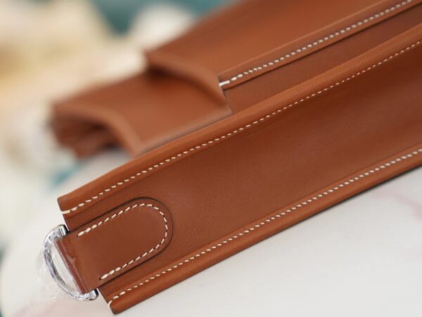9afe5fe104801cd Hermes Factory Evelyne 29CM Barenia Leather Fauve Silver Hardware