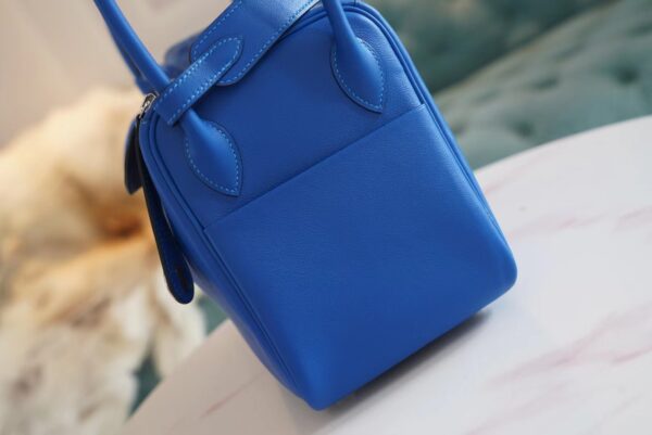 9bd805230f65ad2 Wholesale Hermes Blue France Lindy 26CM Swift Leather Silver Hardware
