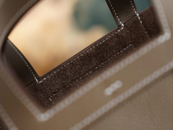 9bde2f6674c8e7b God Factory Bags Hermes In The Loop18CM CK18 Etoupe Clemence Leather Gold Hardware