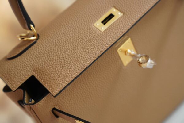 9d66464f06b680c Sale God Factory Bags Hermes 0M Chai Togo Leather Kelly 25CM Tote Bag Gold Hardware