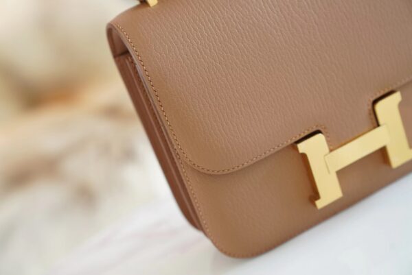 9dae7c8b3cd607a Wholesale God Factory Bags Hermes Constance 19CM 2J Quebracho Chevre Leather Gold Hardware