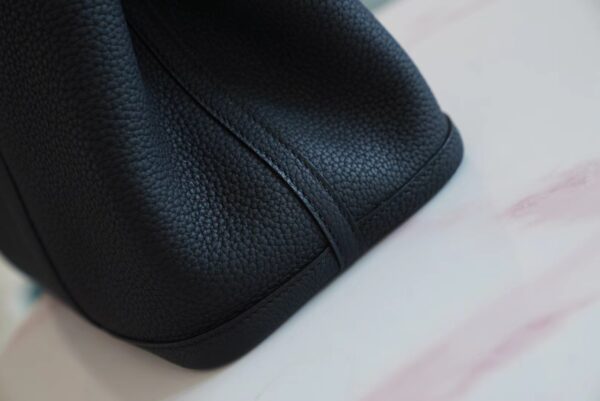 9db7622530398f3 Sale God Factory Bags Hermes Garden Party30CM CK89 Black TC Leather Silver Hardware