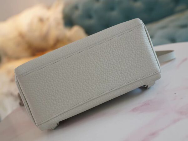 9e066205f106f80 Hong Kong Hermes Kelly Ado 22cm Clemence 80 Gris Pearl Silver Hardware