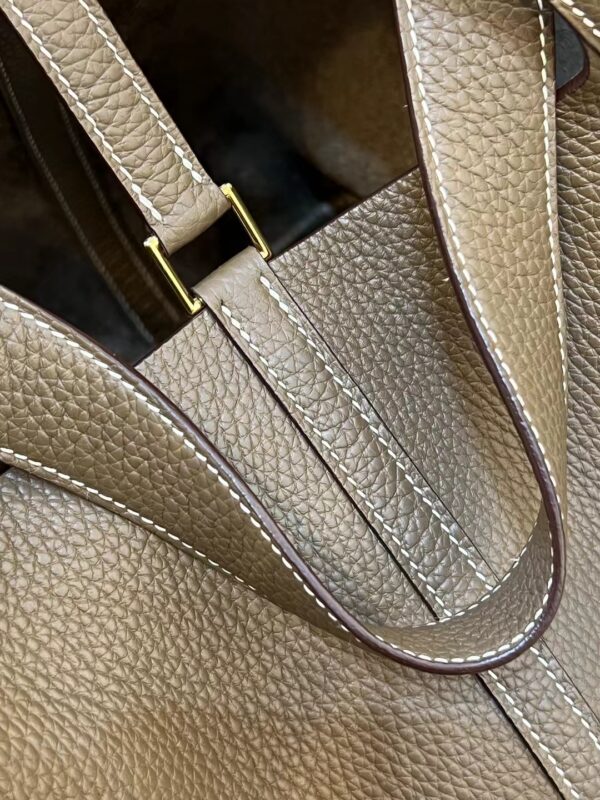9e89d69e97eb770 USA Washington Hermes Picotin 22CM 18 Etoupe TC Leather Gold Hardware