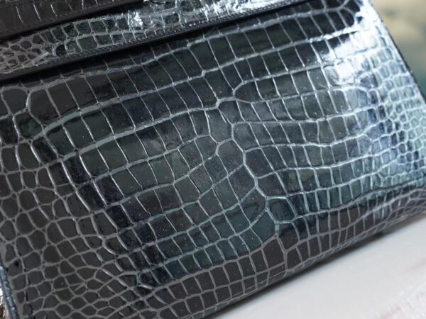 9f777cd15b46522 God Factory Bags Factory Hermes HCP Shiny Porosus Kelly Sellier 32CM CK89 Nior