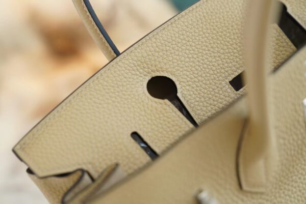 a04a5963b86285d Full Handmade S2 Gris Trench Togo Leather Birkin30CM Silver Hardware