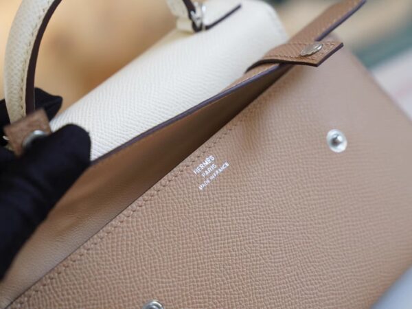 a1bf93bf3870722 Wholesale Hermes I2 Nata Epsom Leather Kelly Doll Picto Tote Bag Silver Hardware