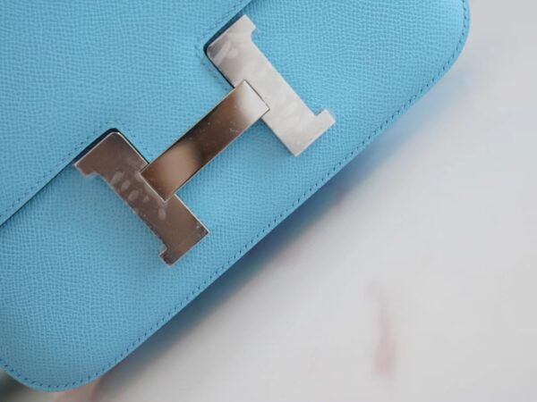 a45b1f857d0679b God Factory Bags Hermes P3 Blue De Nord Epsom Constance 24CM Silver Hardware