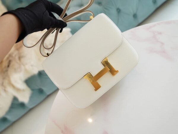 a4d9d5e3b832583-1 Handmade Hermes Constance 19CM Chevre 0T Mushroom/ 4B Biscuit Gold Hardware