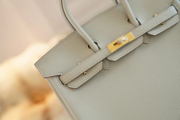 a633cb380ef80ee God Factory Bags Factory Hermes C80 Gris Pearl Togo Leather Birkin25CM Gold Hardware