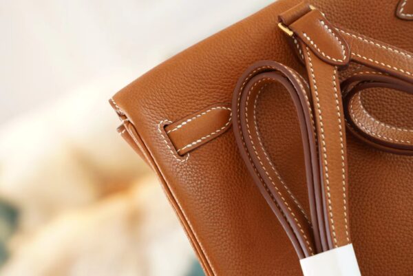 a90d4d75daad19a New Hermes Kelly Ado 22cm CK37 Gold Barenia Faubourg Leather Gold Hardware