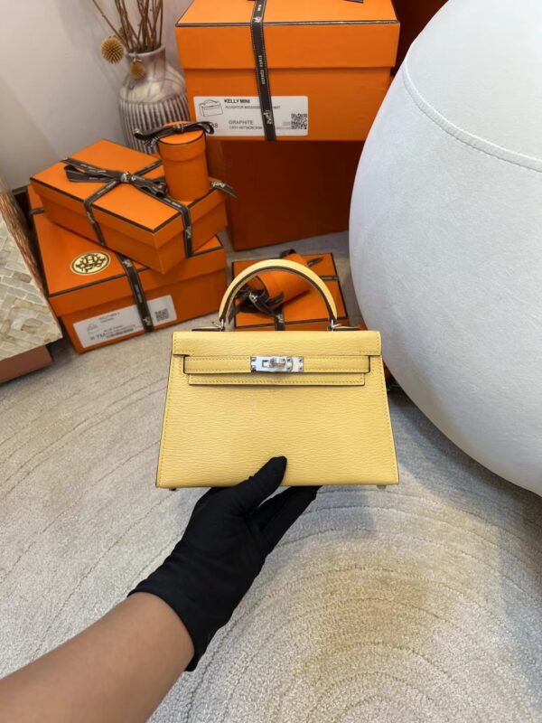 a9c8dcb09cabcca-1 Hong Kong Hermes Mini Kelly 19CM Chevre Leather 1S Foin Silver Hardware