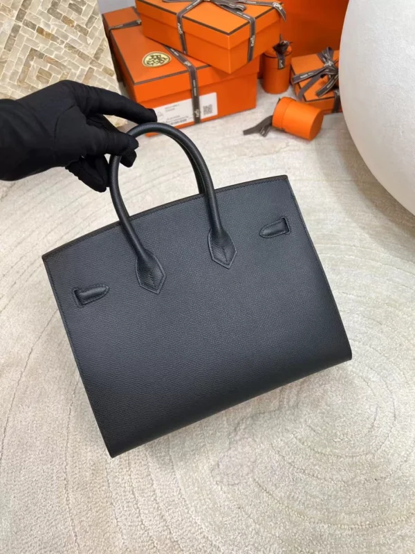 aada24e54e2ff64-jpg Australia Sydney Birkin Sellier 25CM 89 Noir Epsom Leather Silver Hardware