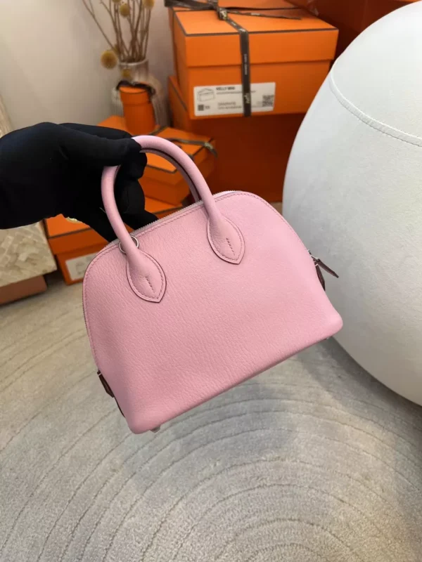 aaee28b4cf47b51-jpg Canada Ottawa Hermes Mysore Chevre Mini Bolide 18CM X9 Mauve Sylvestre Silver Hardware