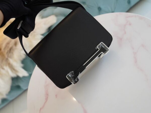ab8658dd65a6d82 Hermes Bag Price Geta 20CM Chevre Mysore 89 Noir Silver Hardware