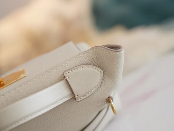 abedfdb788e9846 Wholesale Hermes 8L Beton Mini Kelly 2424 Evercolor Leather Gold Hardware