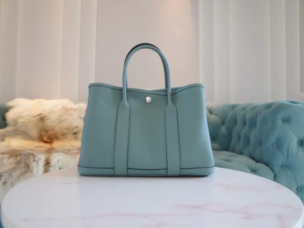 adcdadc6a245a8e Sale God Factory Bags Hermes Garden Party30CM 7G Cile Negonda Leather Silver Hardware