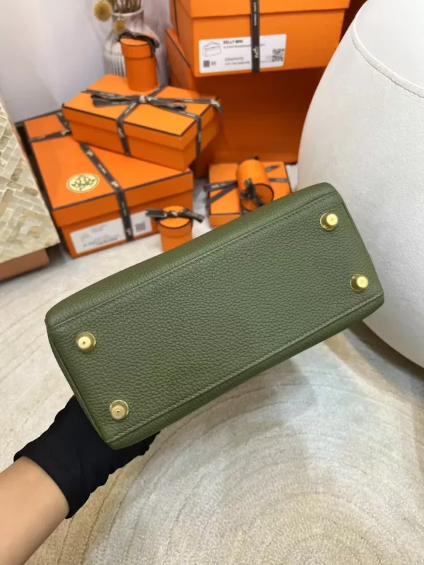 add7de632a210bd-jpg Hermes Shop Kelly 25CM C6 Vert De Gris Togo Leather Gold Hardware