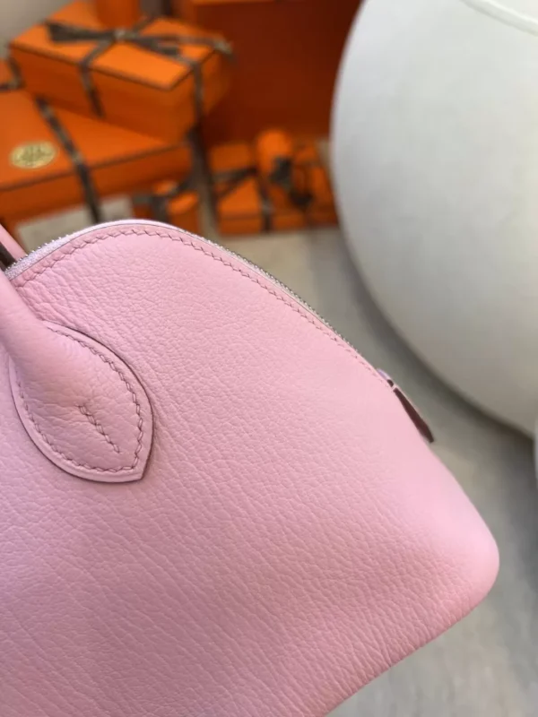 b010f16d3dbb1f6-jpg Canada Ottawa Hermes Mysore Chevre Mini Bolide 18CM X9 Mauve Sylvestre Silver Hardware