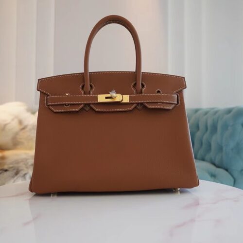 God Factory Bags Hermes Birkin 30CM CK37 Gold Togo Leather Gold Hardware