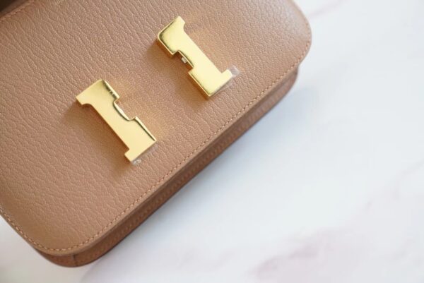 b0ef0dc2a2d8cf7 Wholesale God Factory Bags Hermes Constance 19CM 2J Quebracho Chevre Leather Gold Hardware